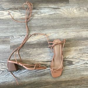 Woman’s lace up shoes size 7 urban outfitters. Only worn once for a dance.